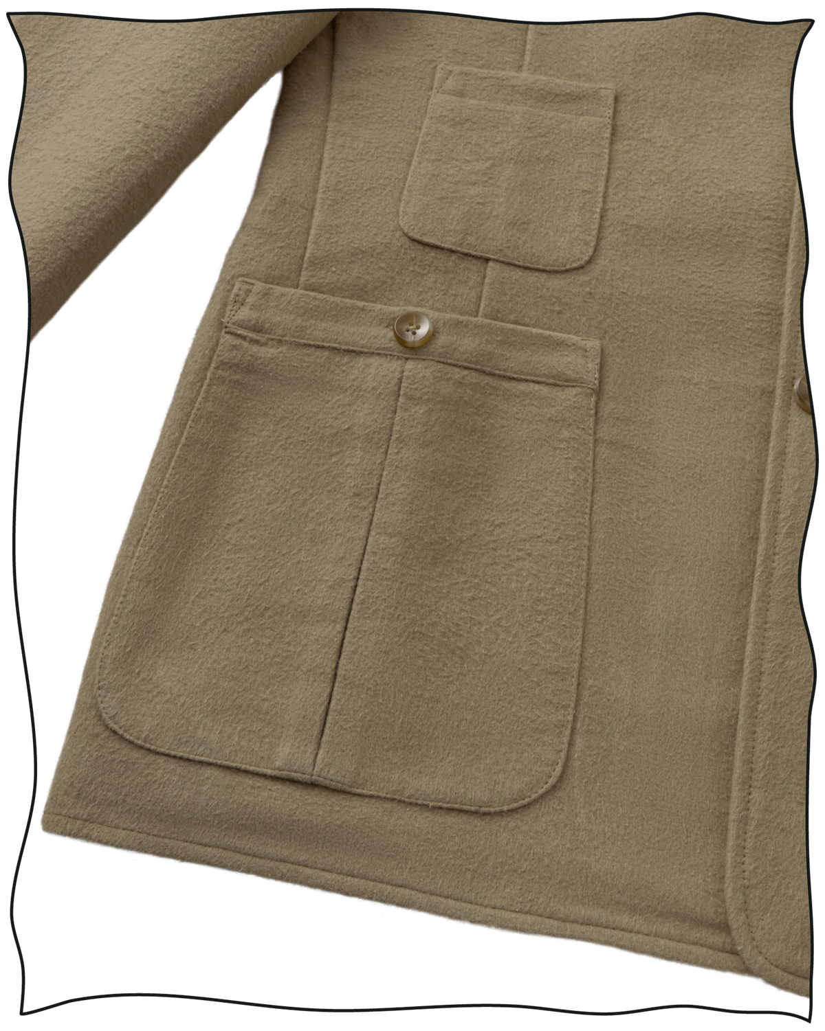 Taupe Moleskin Artisan Jacket