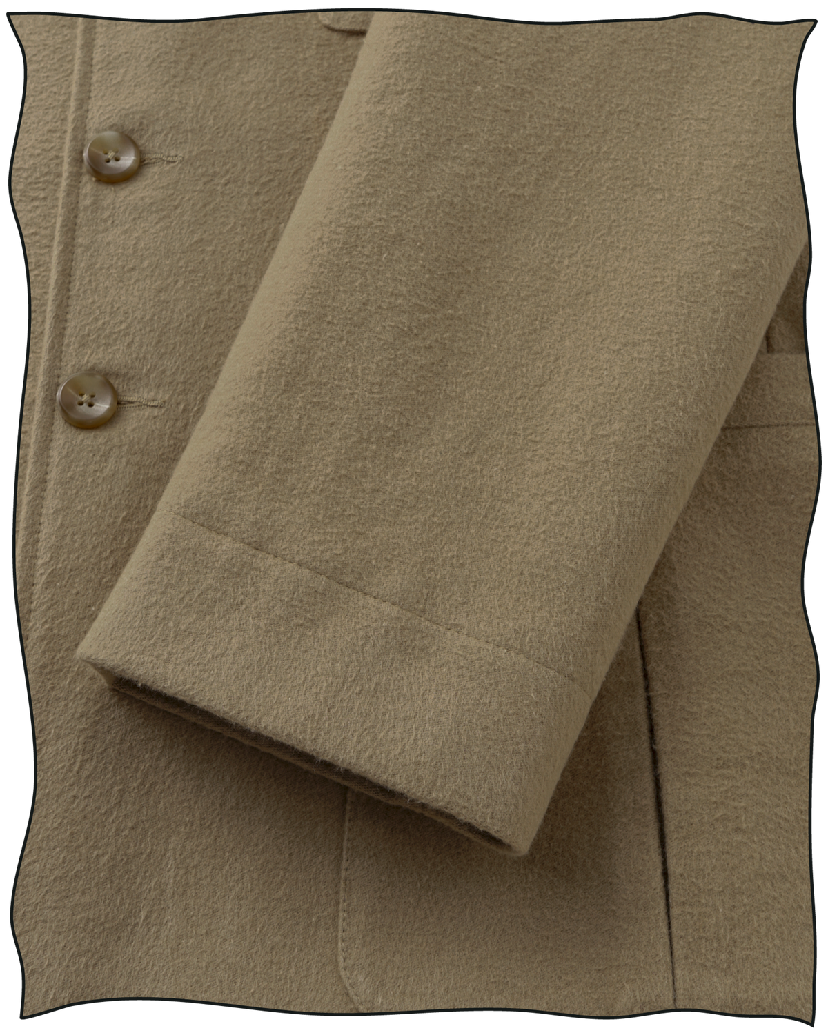 Taupe Moleskin Artisan Jacket