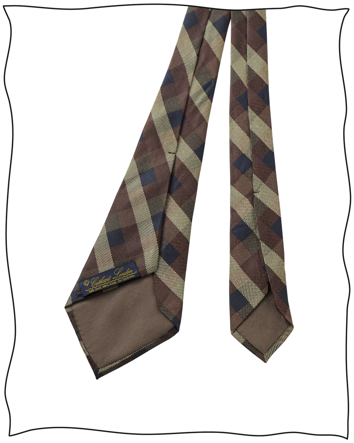 Hazelnut Plaid Tie & Pocket Square