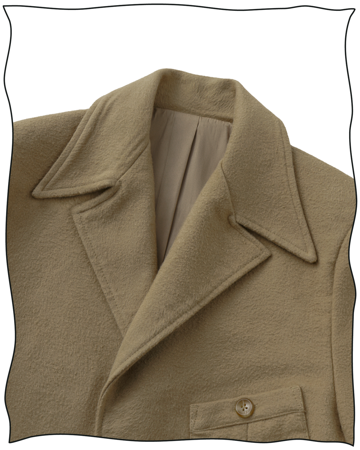 Taupe Moleskin Artisan Jacket