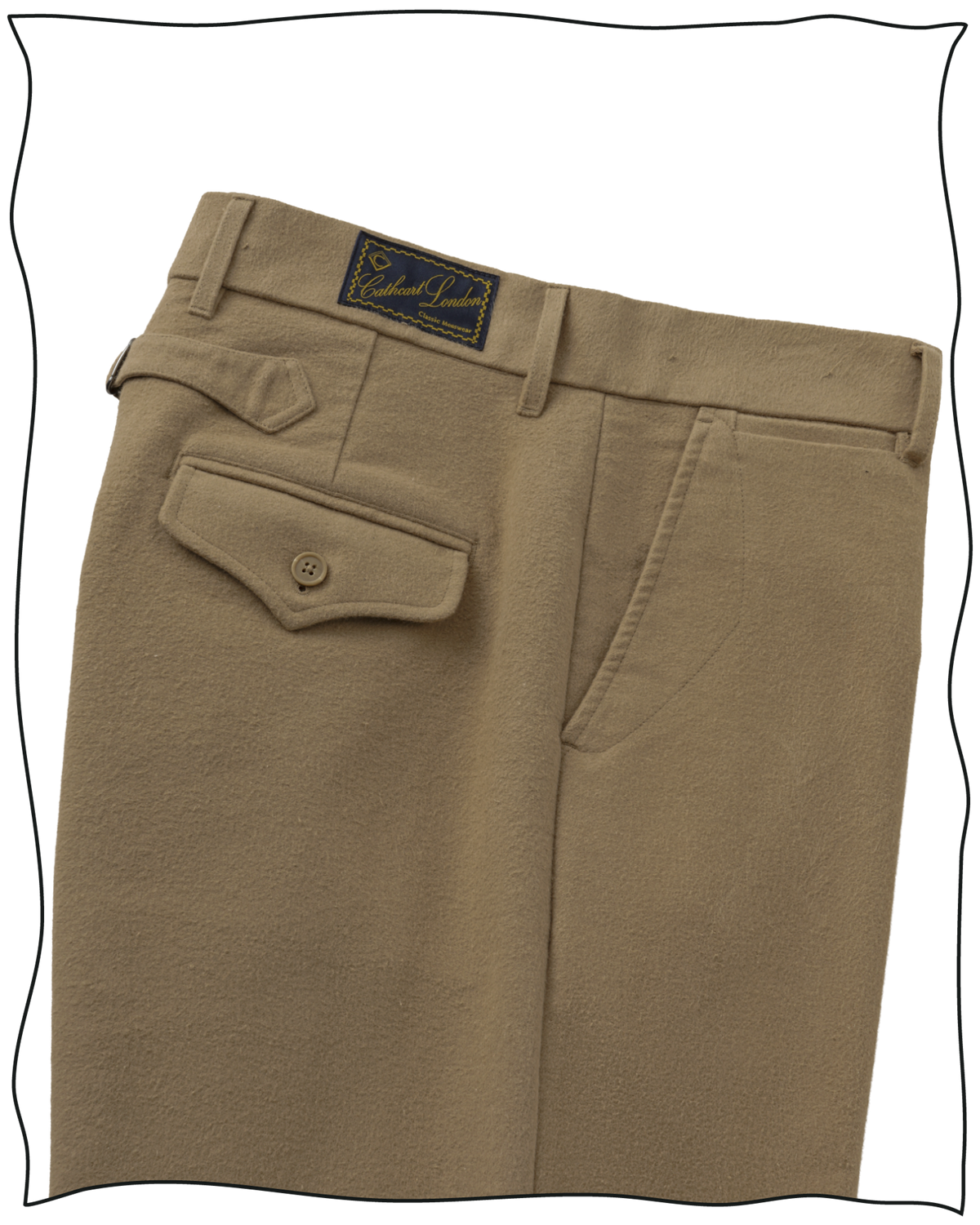 Taupe Moleskin Work Trousers
