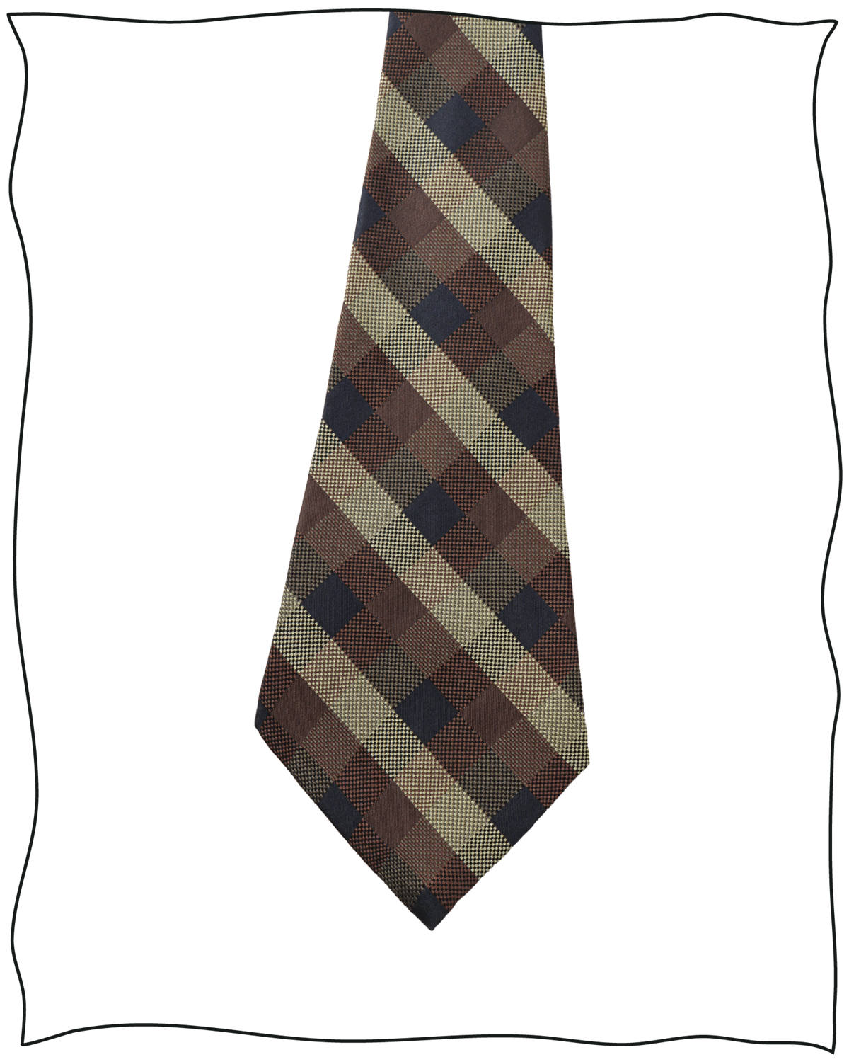 Hazelnut Plaid Tie & Pocket Square