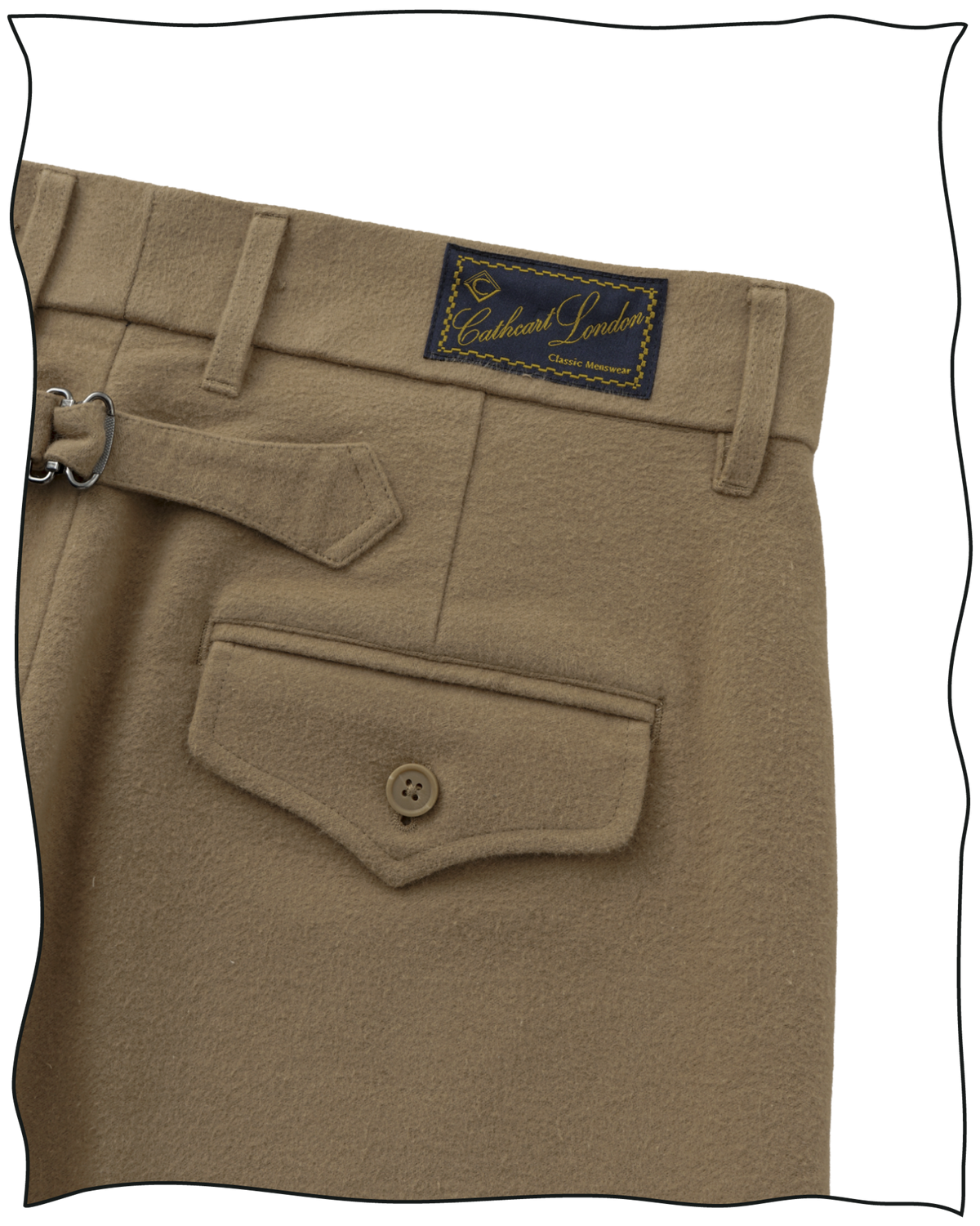 Taupe Moleskin Work Trousers