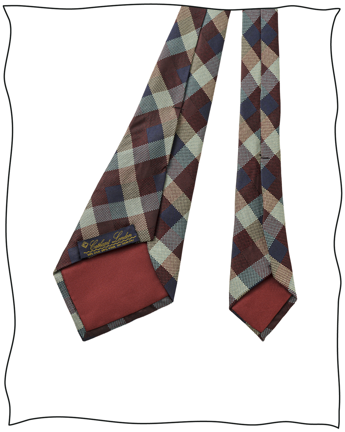 Teal Plaid Tie & Pocket Square