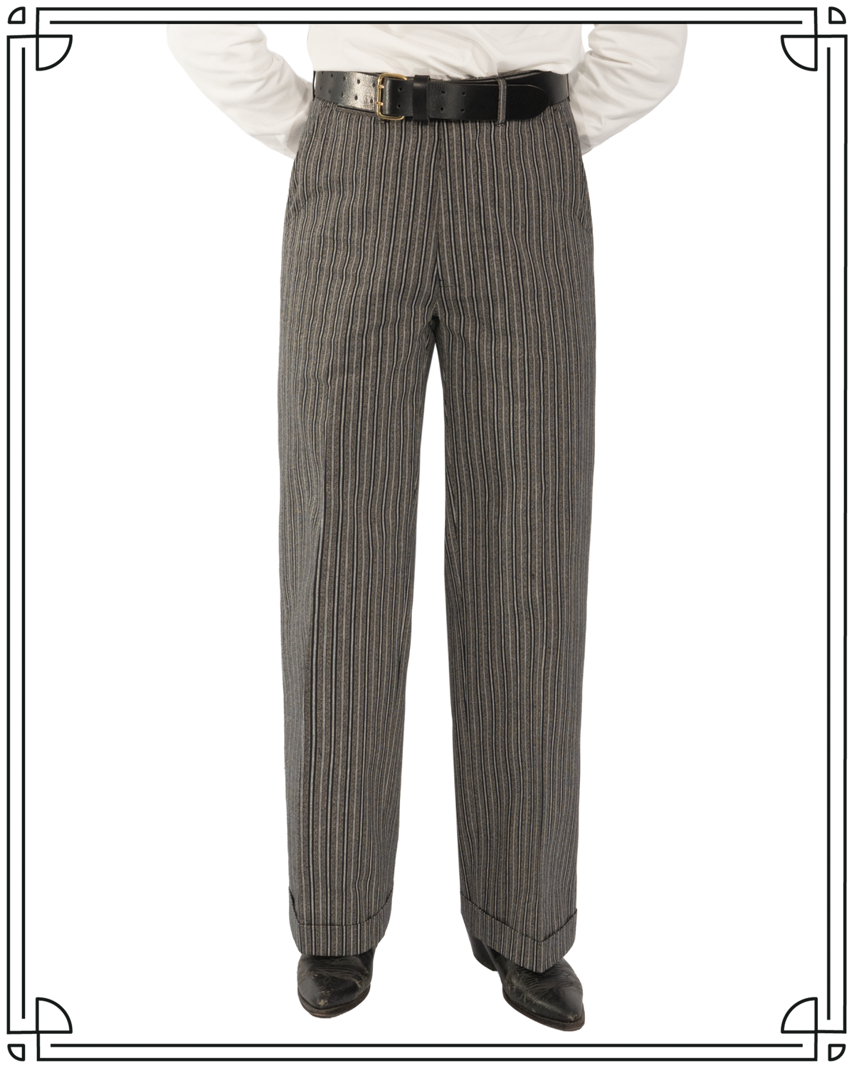 Vaugan Striped Work Trousers