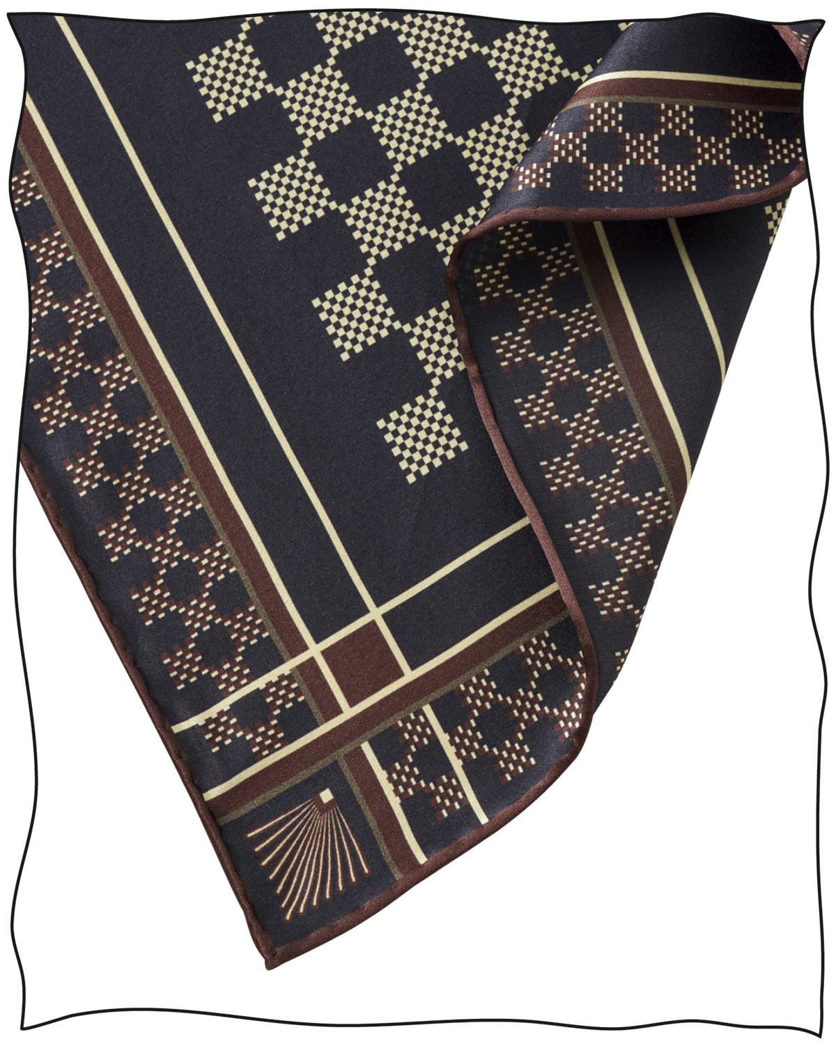 Hazelnut Plaid Tie & Pocket Square