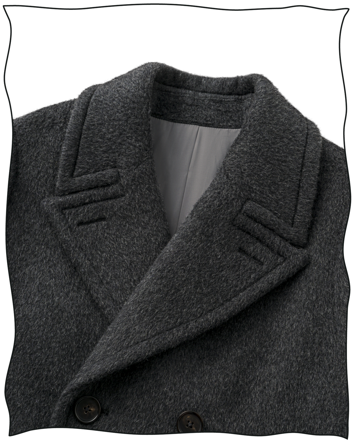 Charcoal Ulster Overcoat