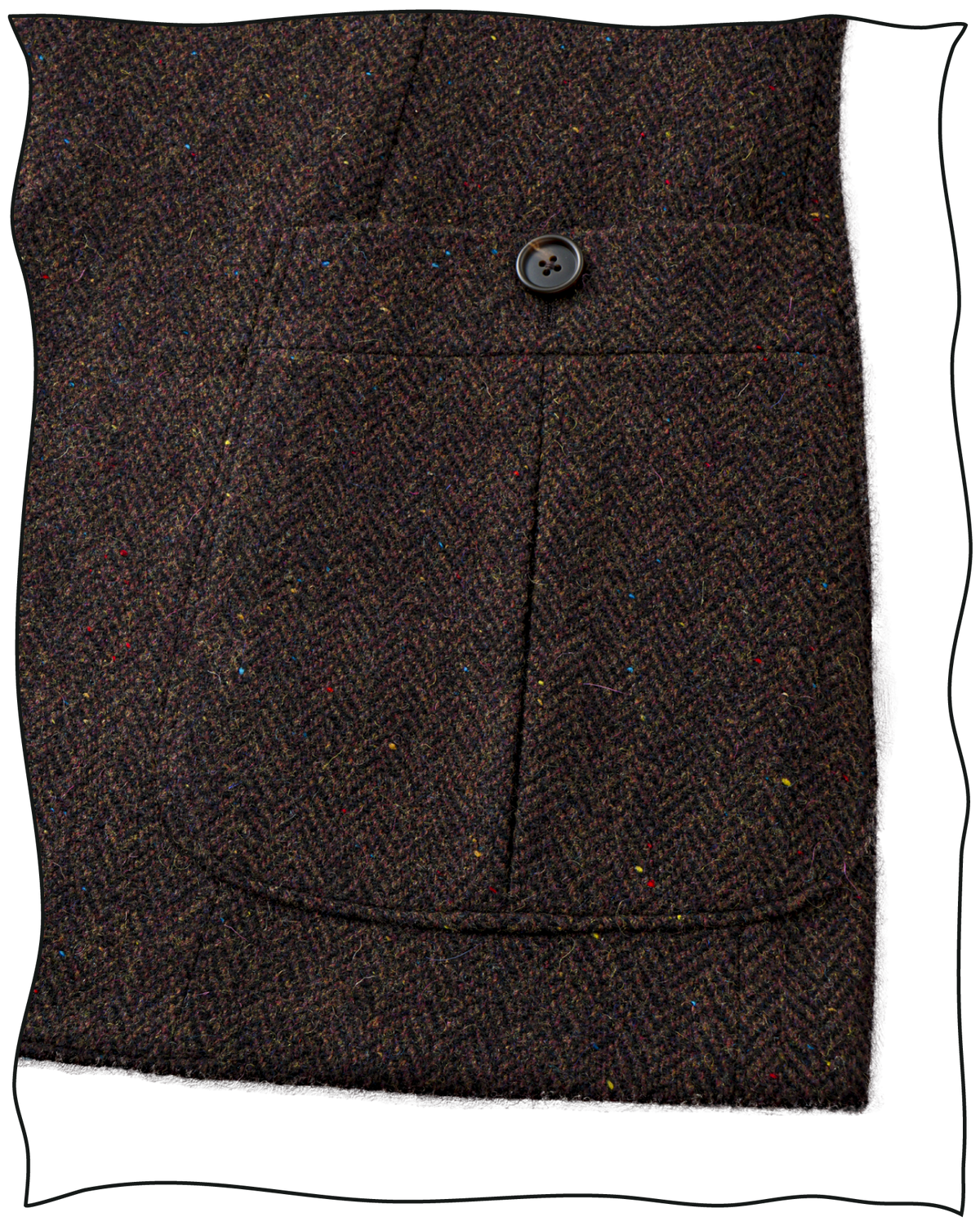 Chocolate Donegal King Cole Jacket
