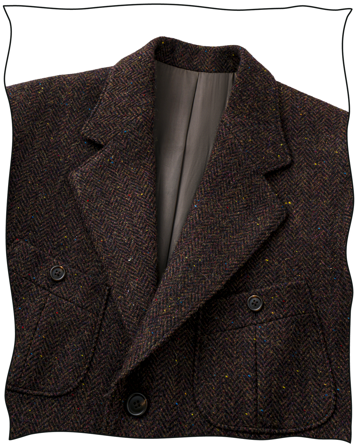 Chocolate Donegal King Cole Jacket