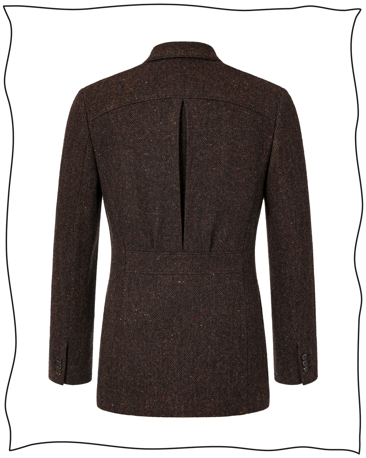 Chocolate Donegal King Cole Jacket