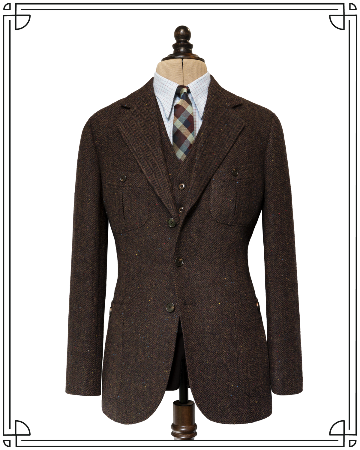 Chocolate Donegal King Cole Jacket