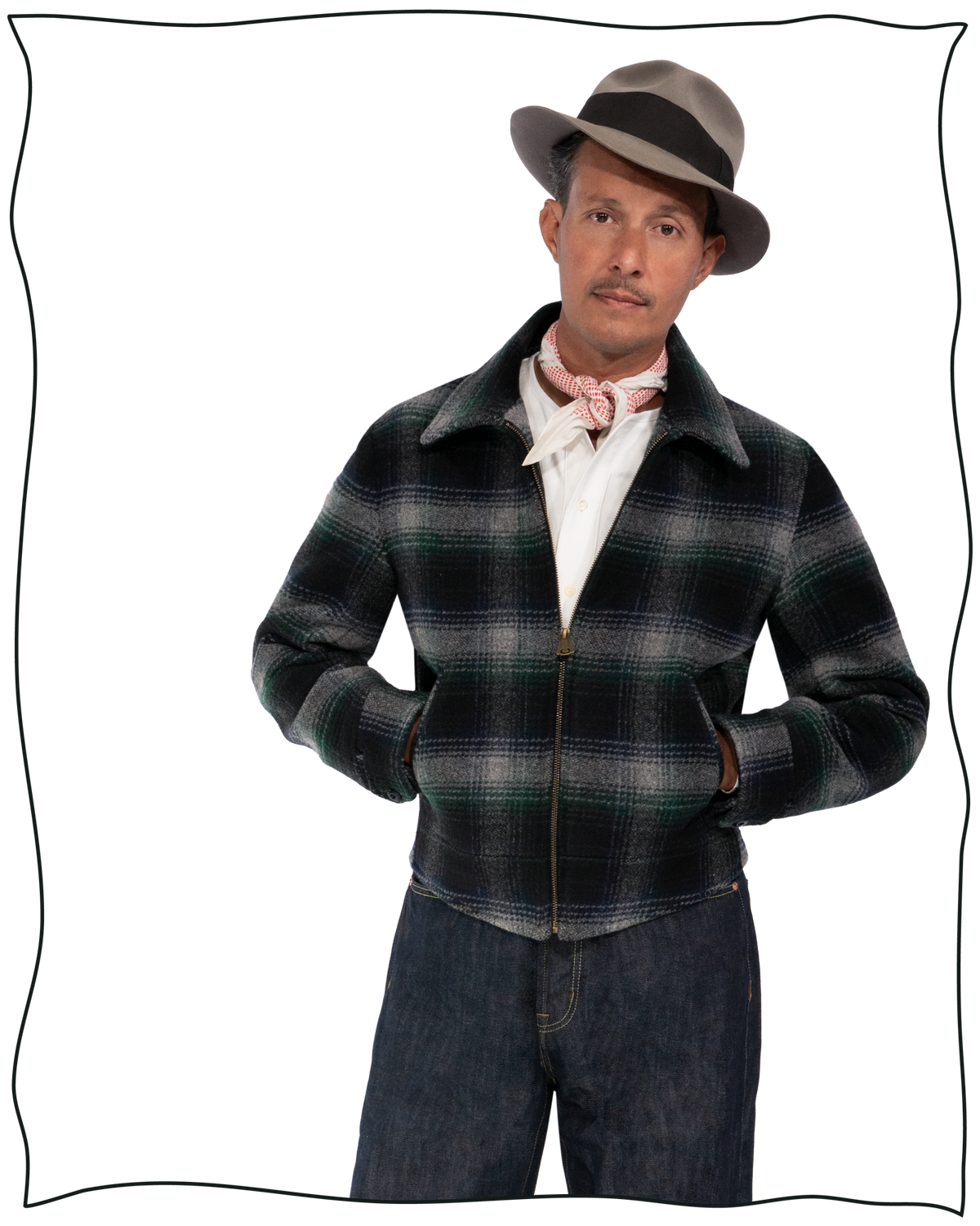 Plaid Wool 33 Jacket