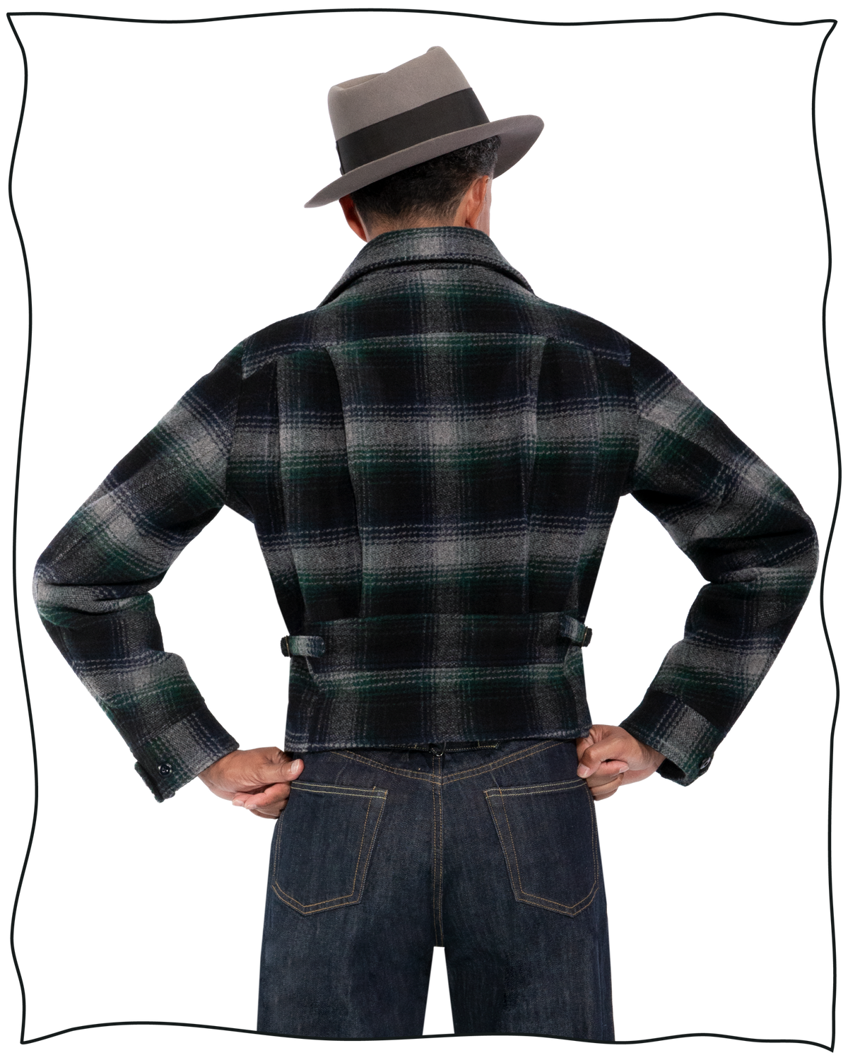 Plaid Wool 33 Jacket