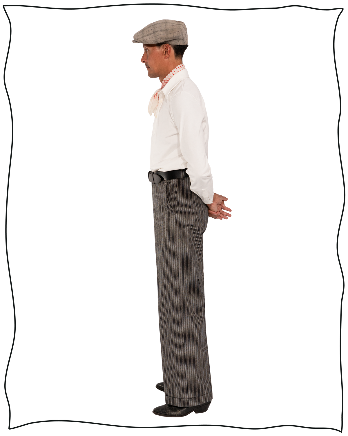 Vaugan Striped Work Trousers