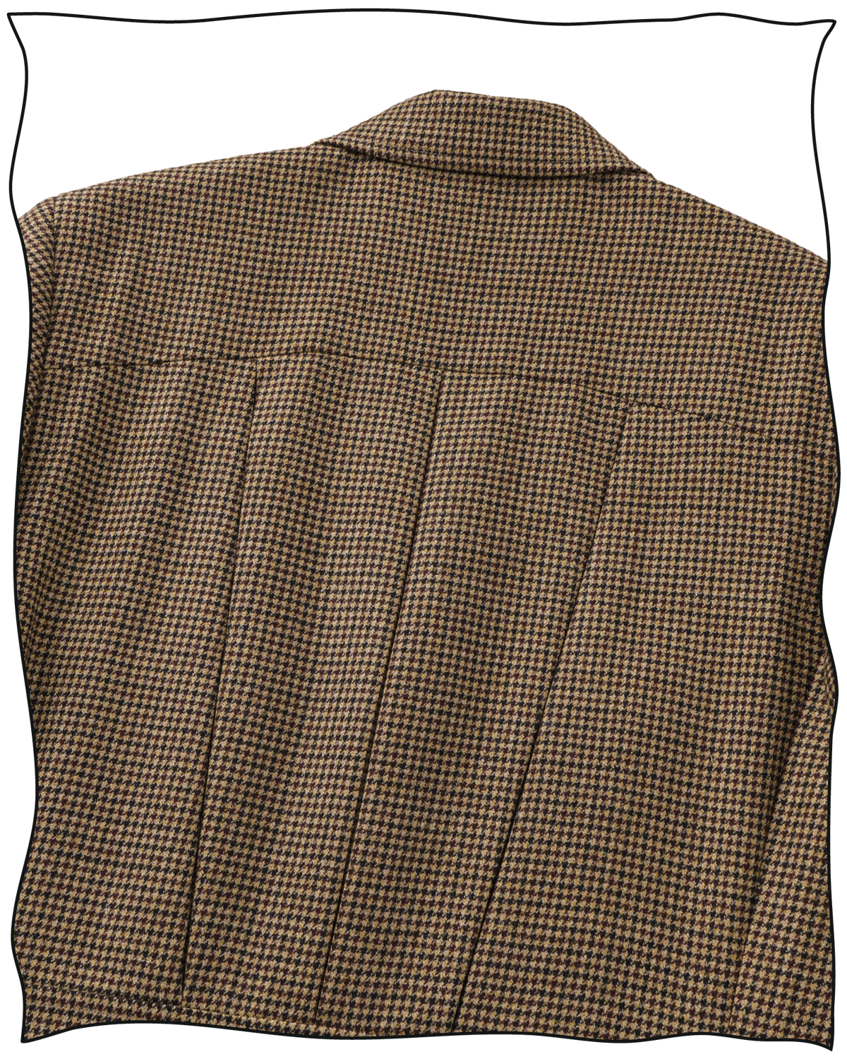 Golden-Brown Puppytooth Vanderbilt Jacket