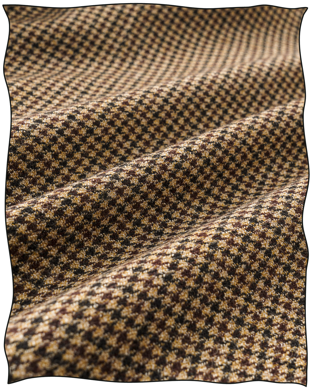 Golden-Brown Puppytooth Plus Fours