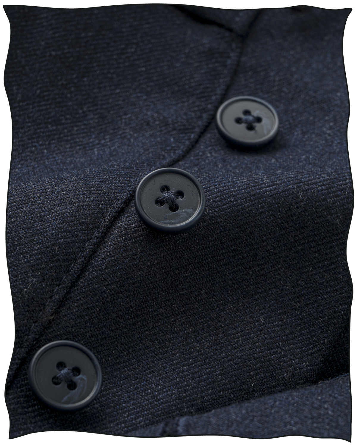 Navy Worsted Ellington Trousers