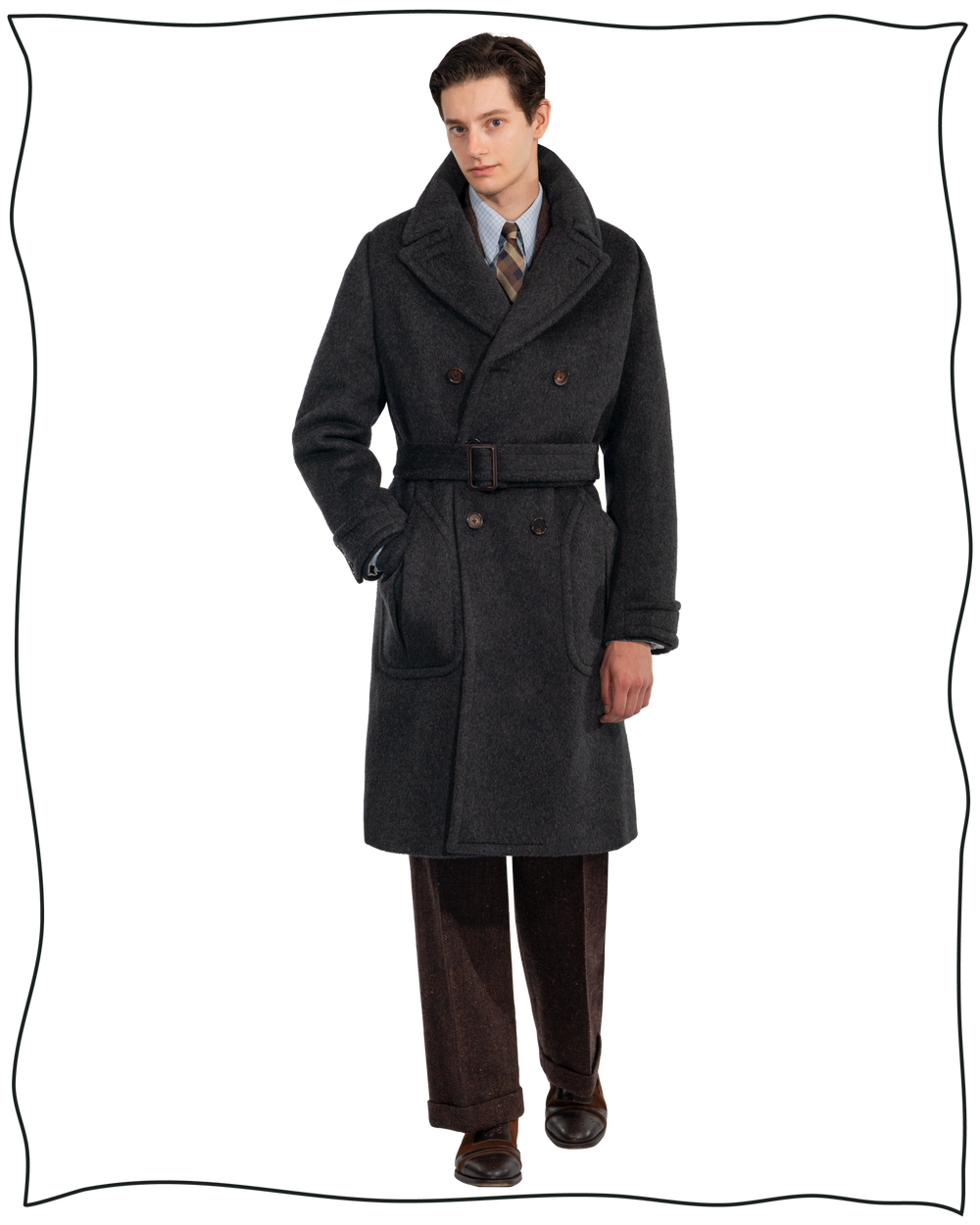 Charcoal Ulster Overcoat – Cathcart