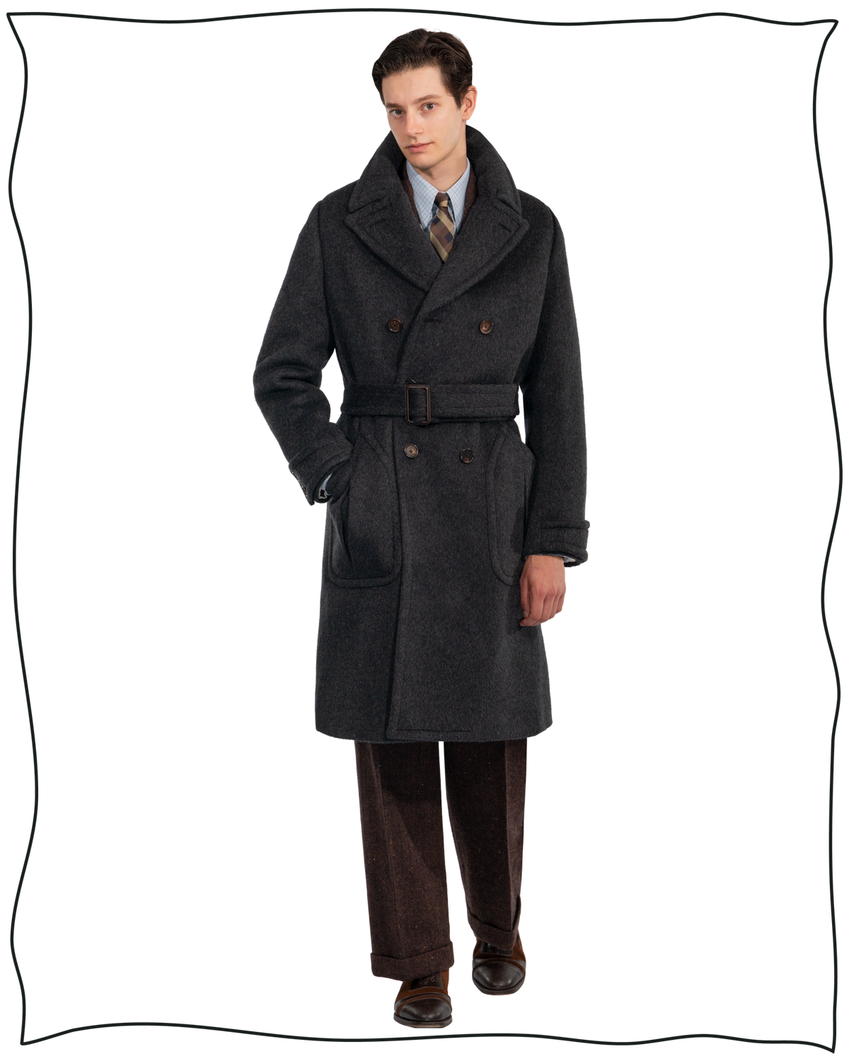 Charcoal Ulster Overcoat