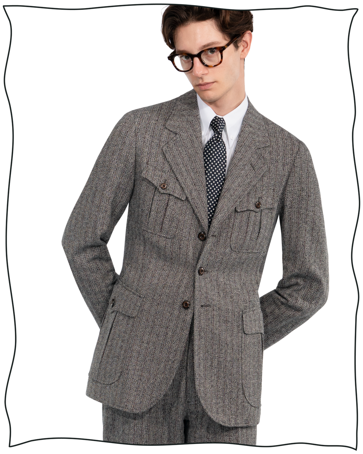 Open Weave Arkwright Jacket