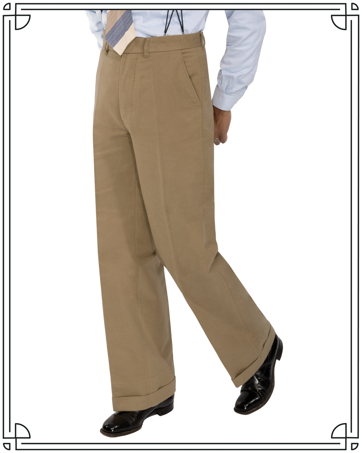 Taupe Moleskin Work Trousers