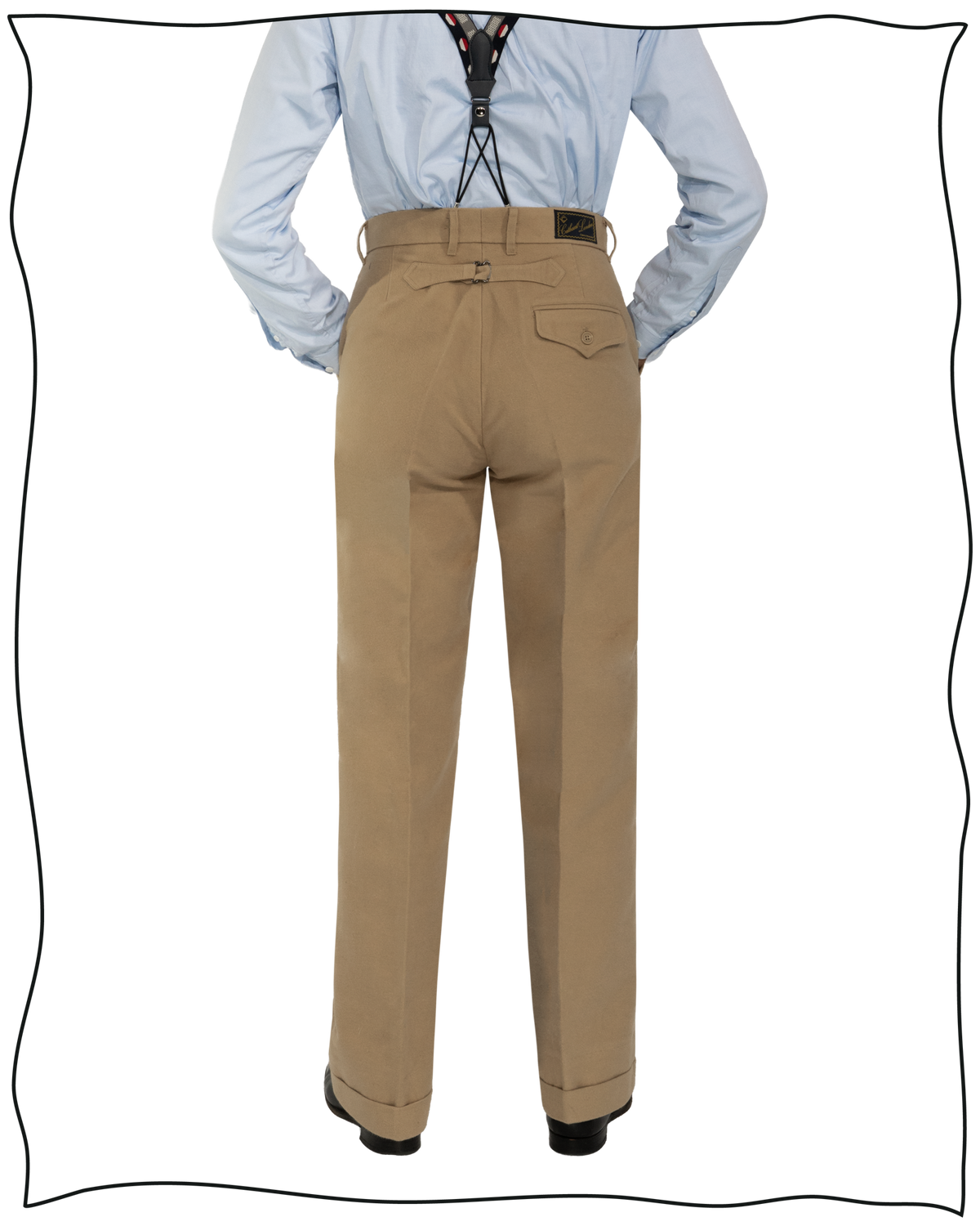Taupe Moleskin Work Trousers