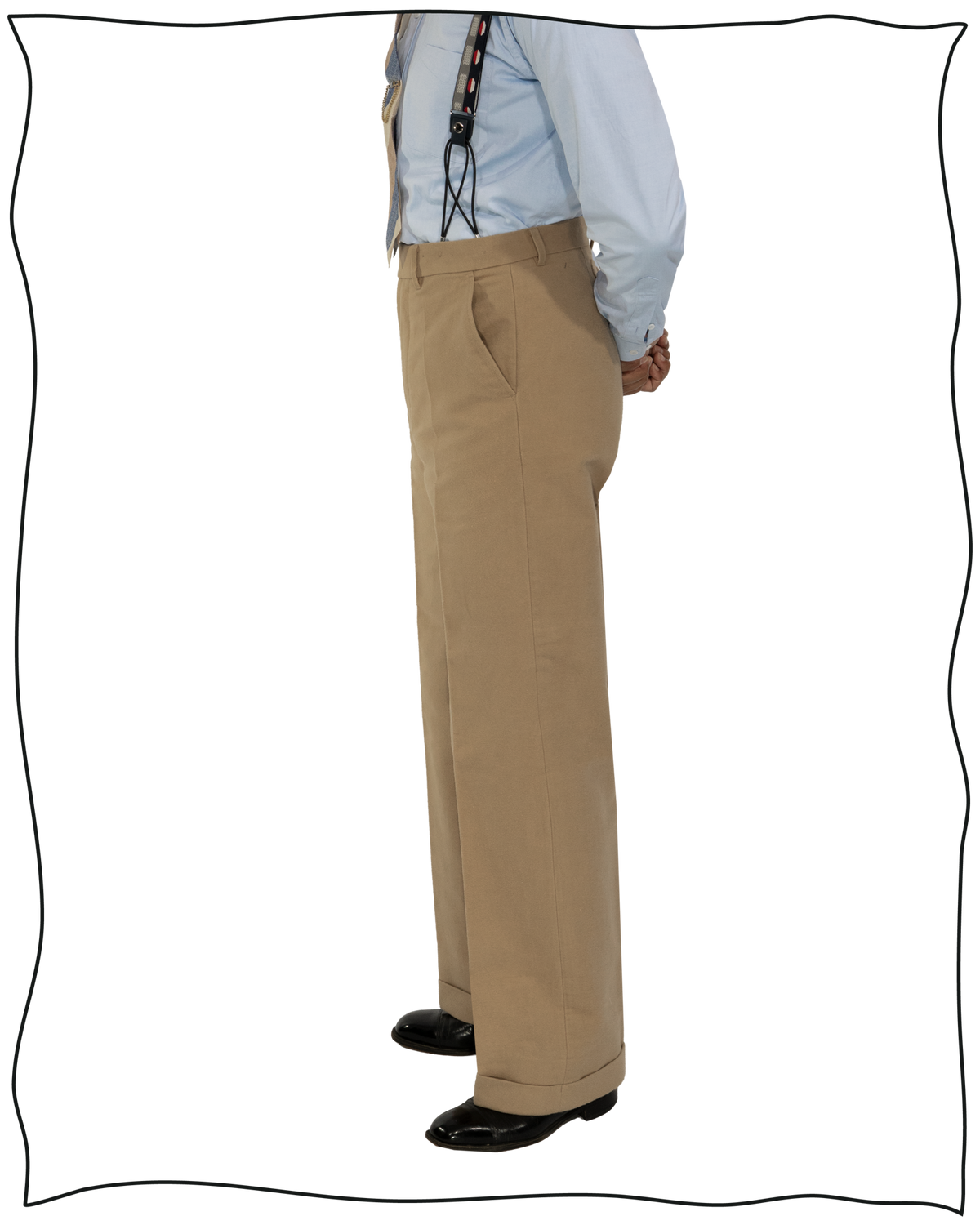 Taupe Moleskin Work Trousers