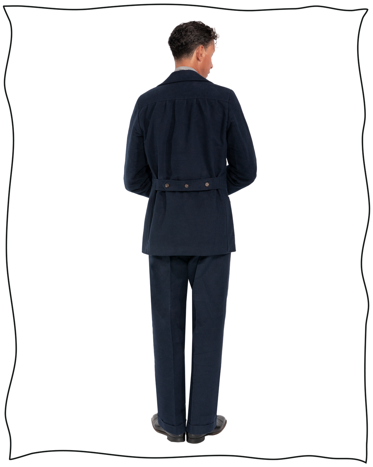 Navy Moleskin Artisan Jacket