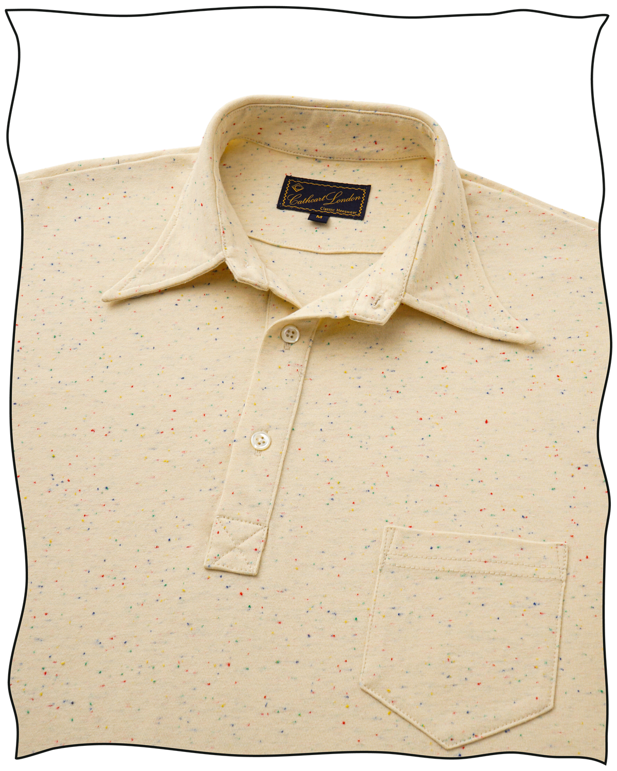 Nougat Flecked Polo