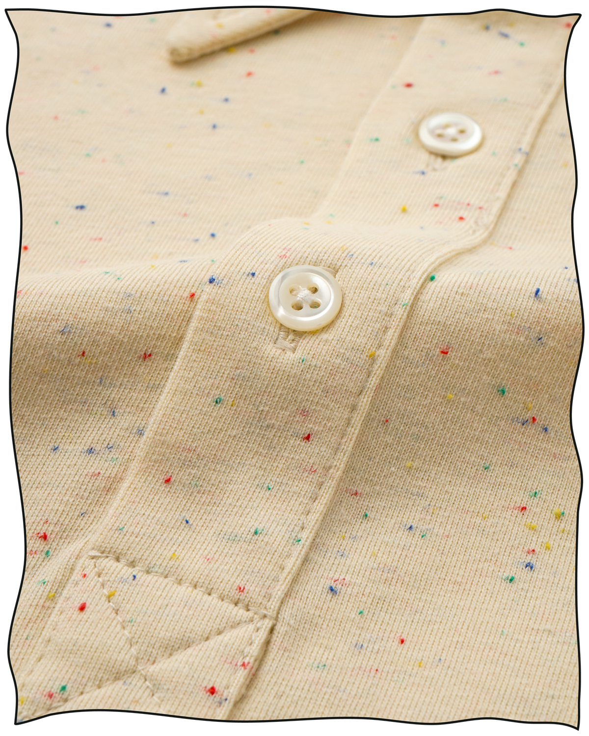 Nougat Flecked Polo