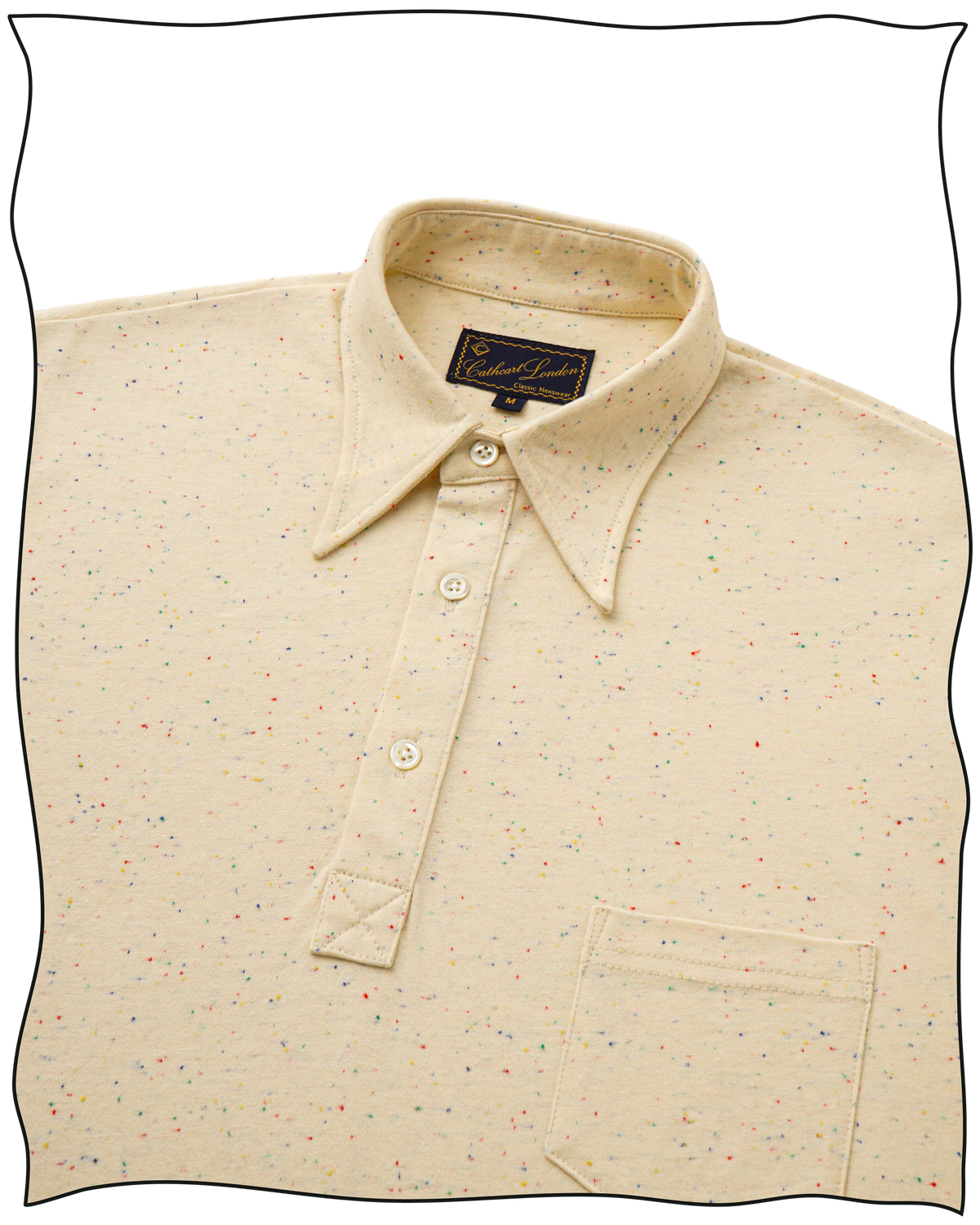 Nougat Flecked Polo