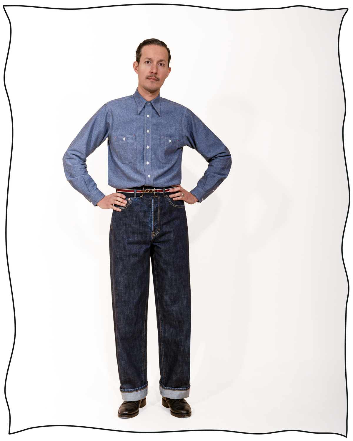 Blue Chambray Hercules Work Shirt