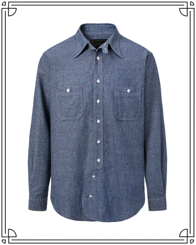 Blue Chambray Hercules Work Shirt