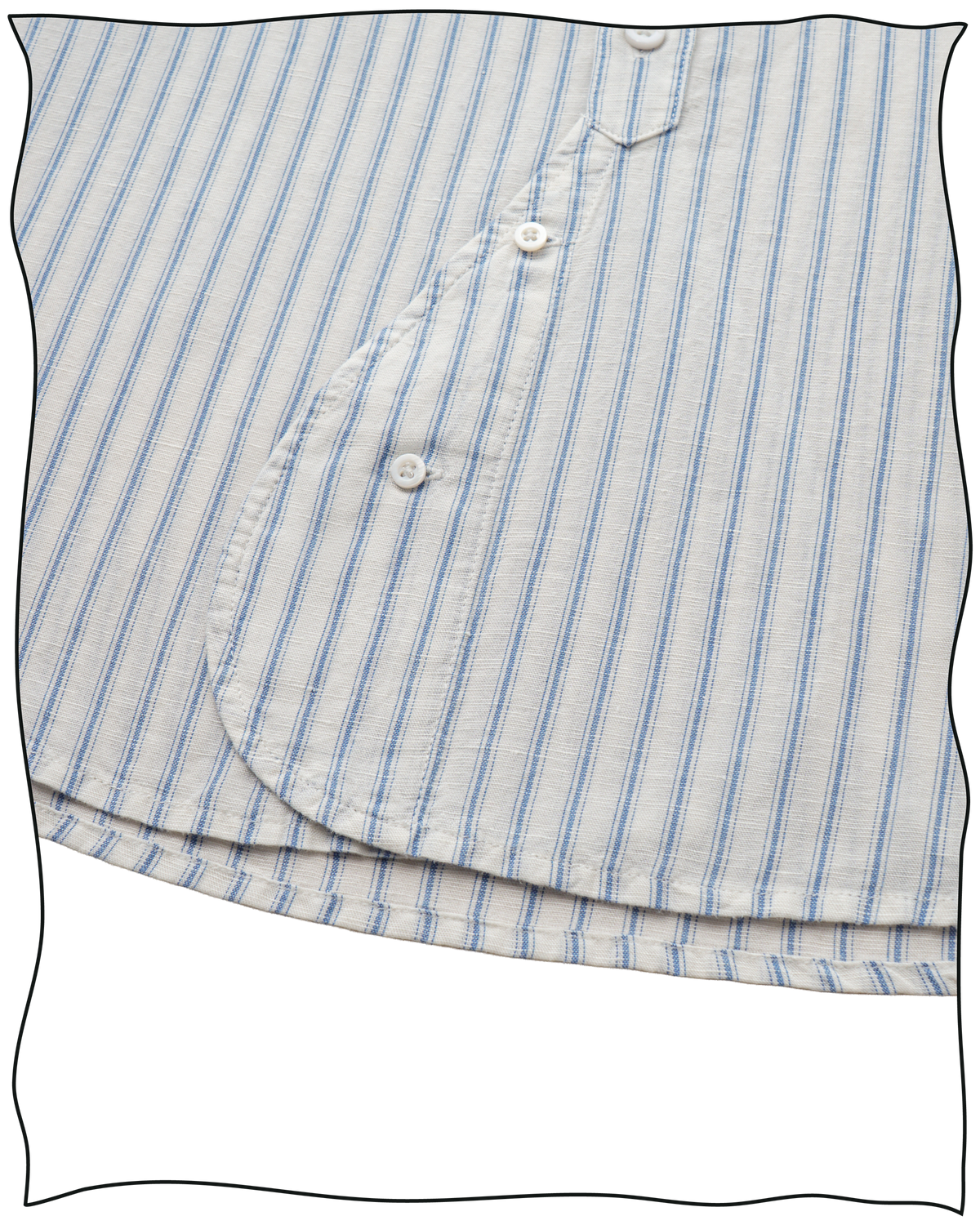 Pale Blue Striped London Dress Shirt