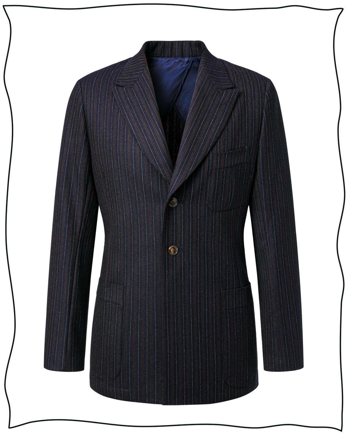 Multistripe Vanderbilt Jacket