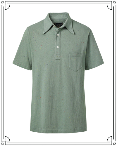 Jade Flecked Polo