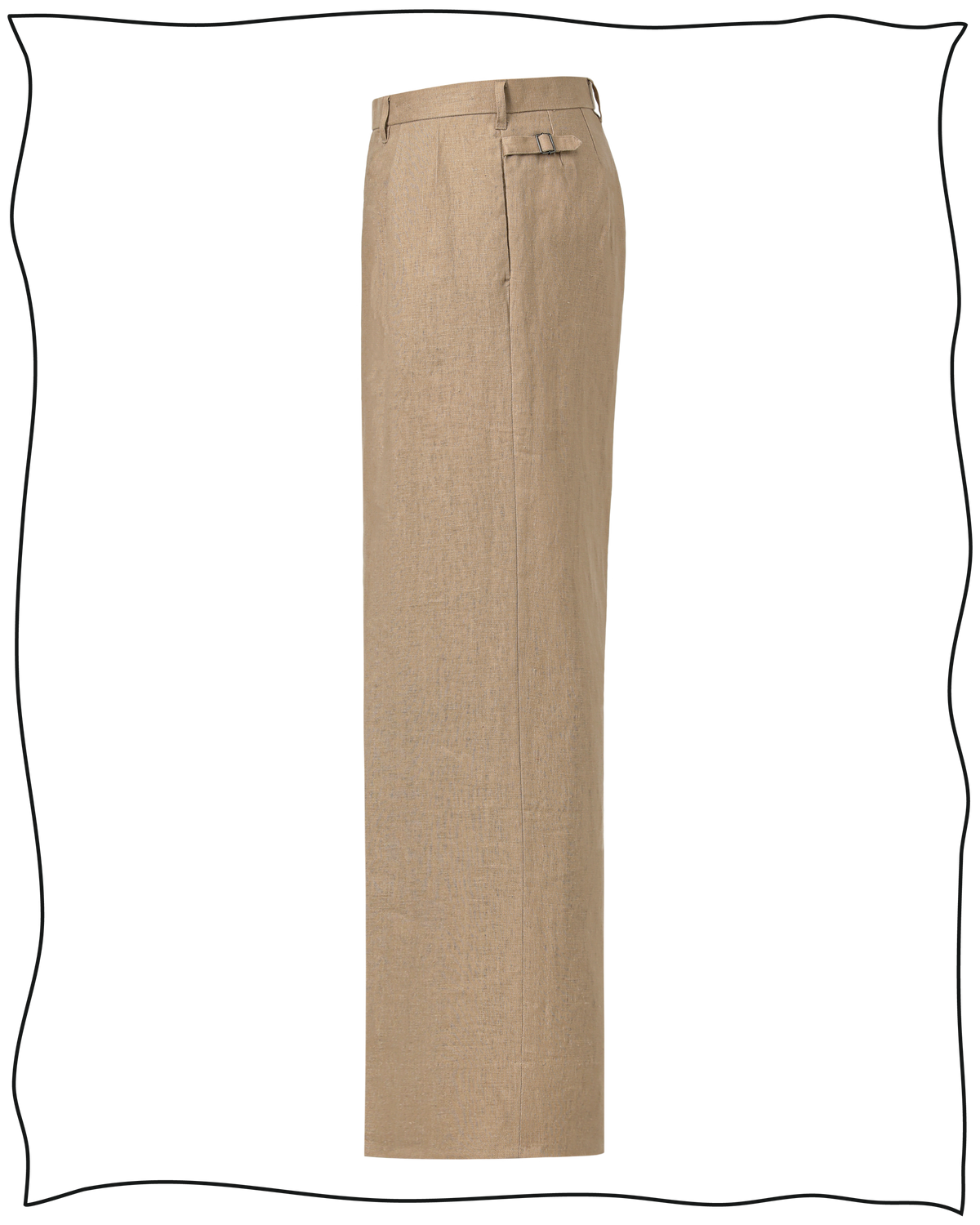 Sand Linen Ellington Trousers