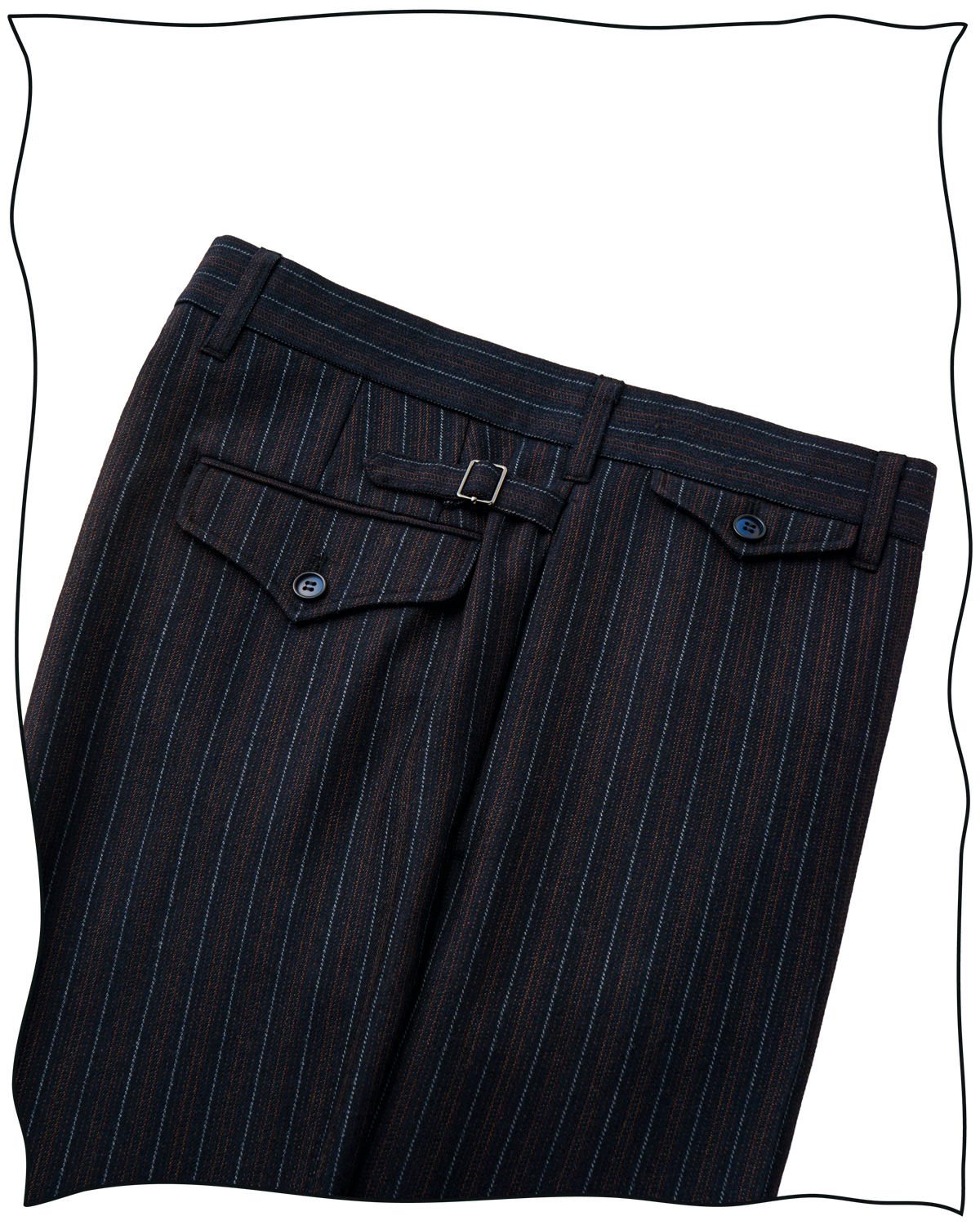 Multistripe Vanderbilt Trousers