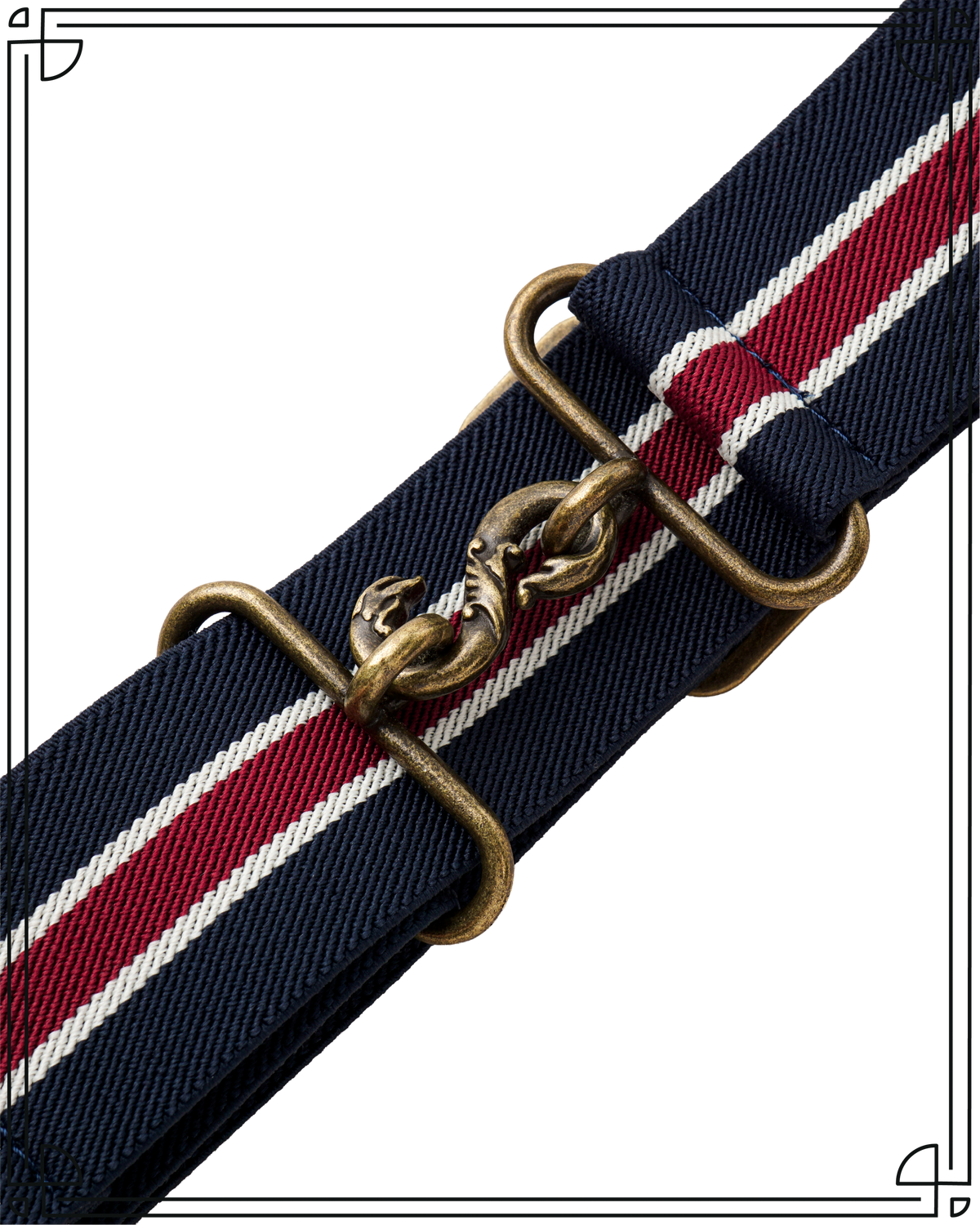 Navy Snake Belt