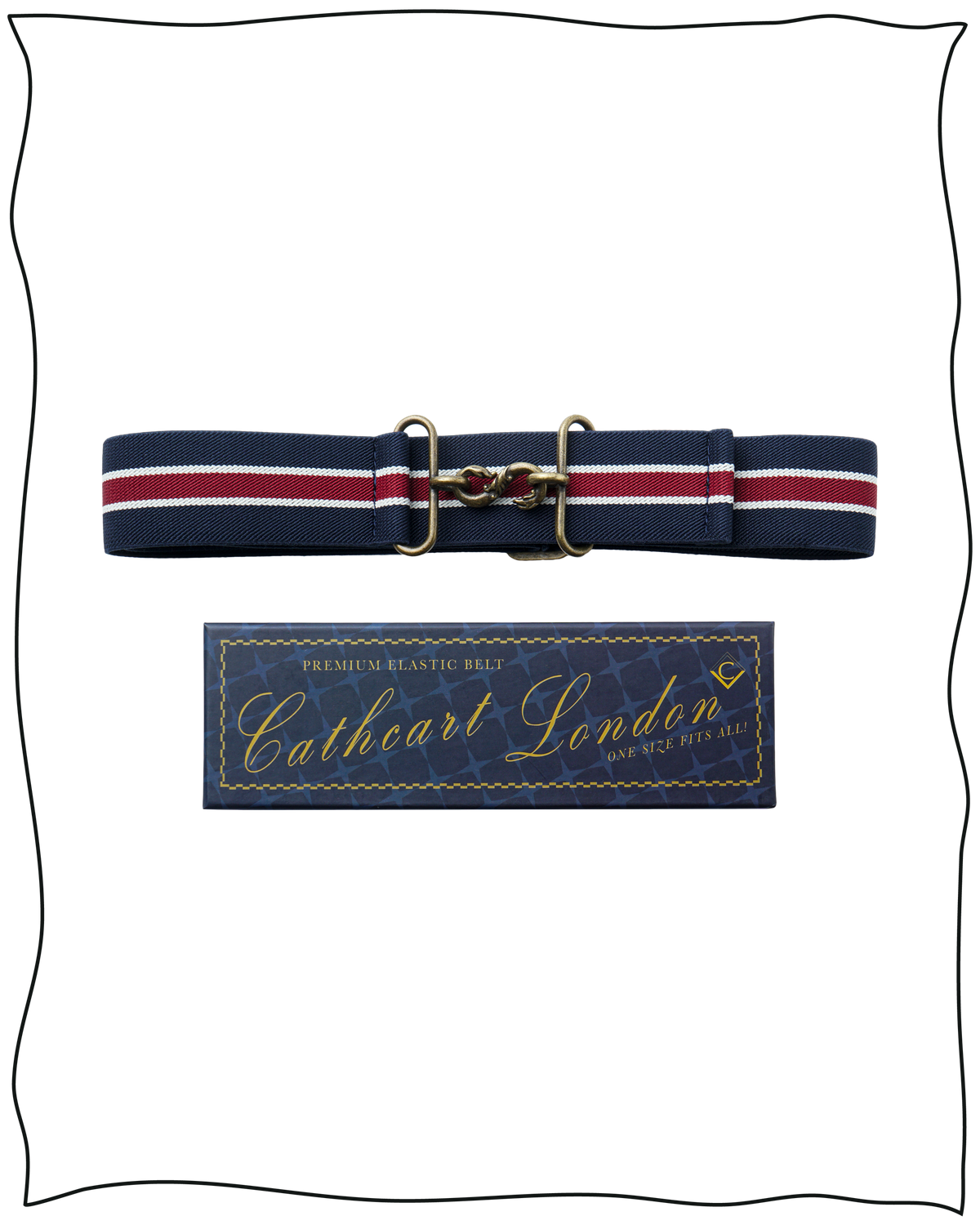 Navy Snake Belt
