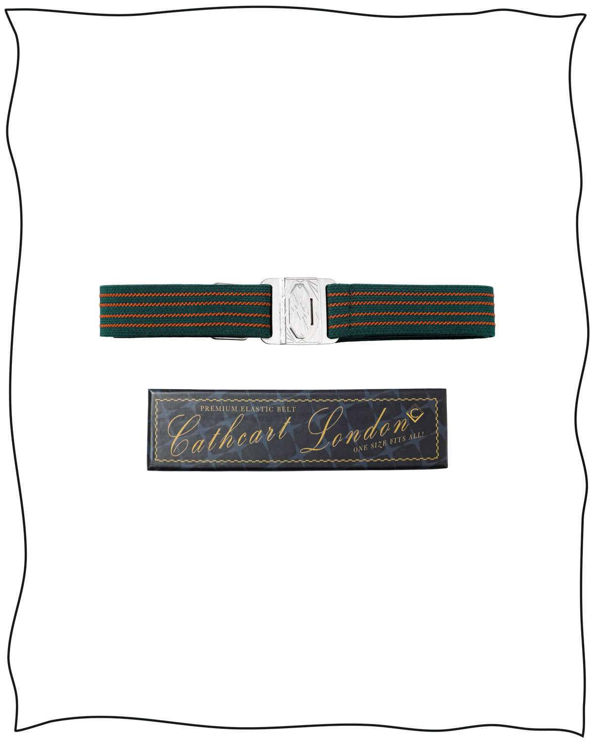 Bottle Green Deco Belt