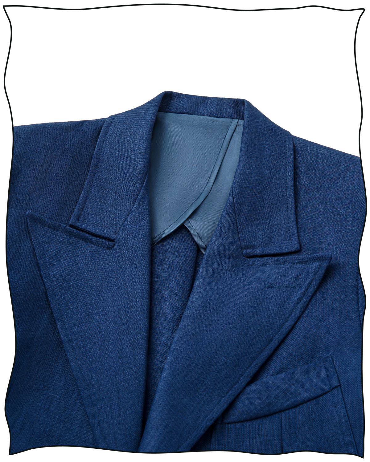 Cobalt Linen King Cole Peak Jacket