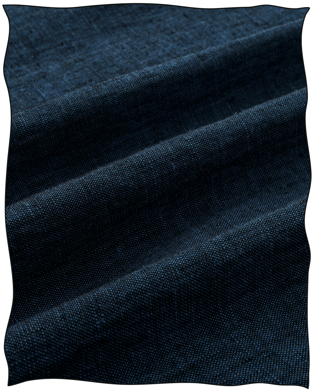 Navy Linen Camp Shirt