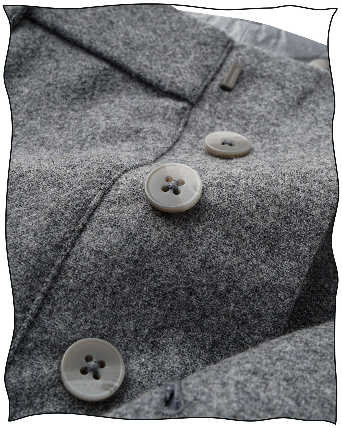 Light Grey Ellington Flannel Trousers