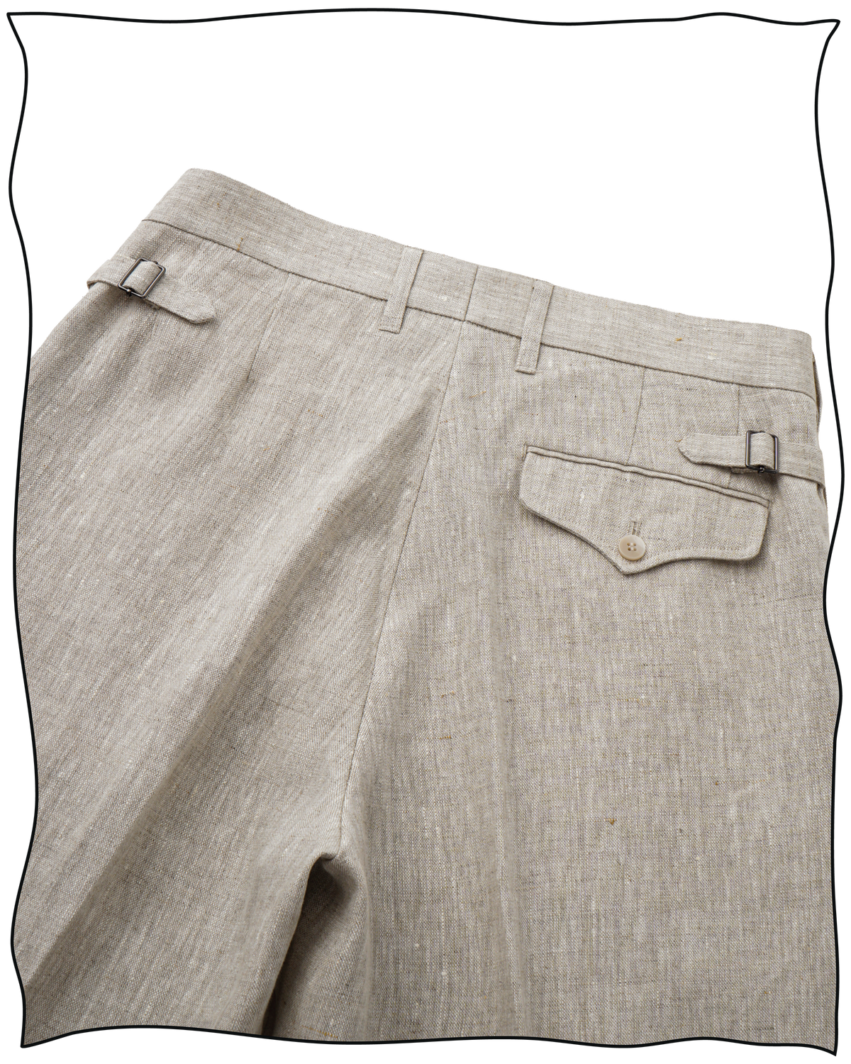 Stone Linen Ellington Trousers