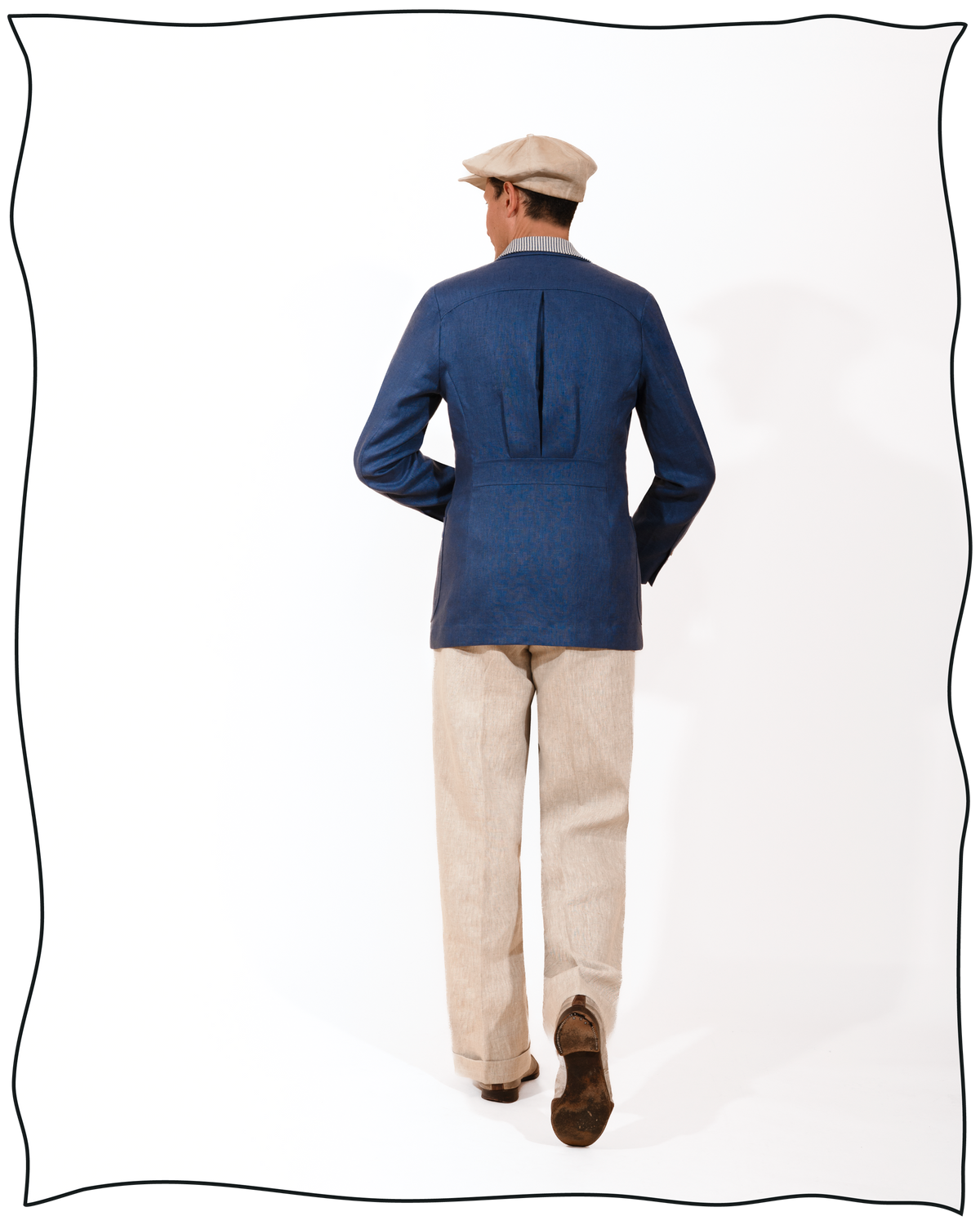 Cobalt Linen King Cole Peak Jacket