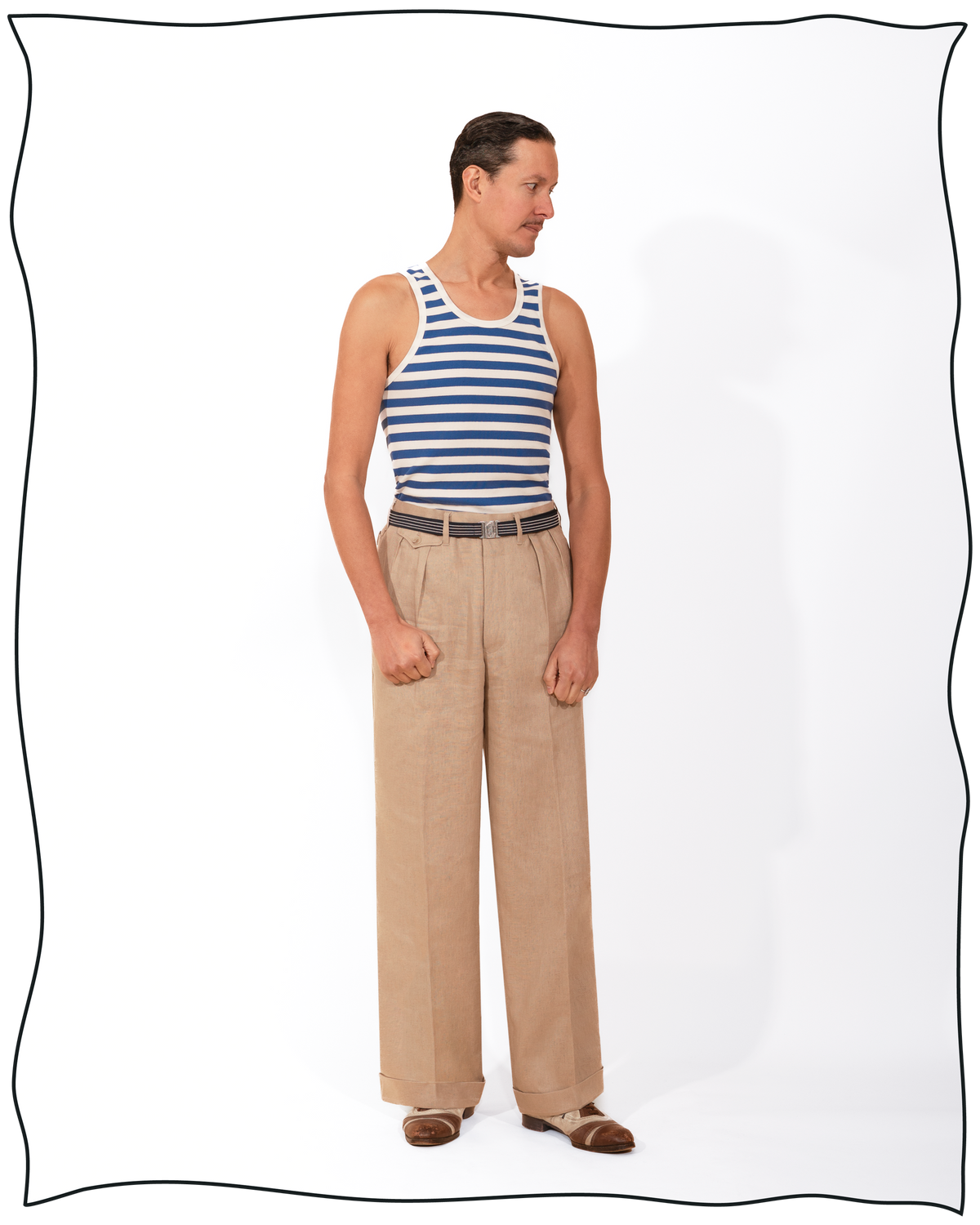 Ocean Striped Tank Top