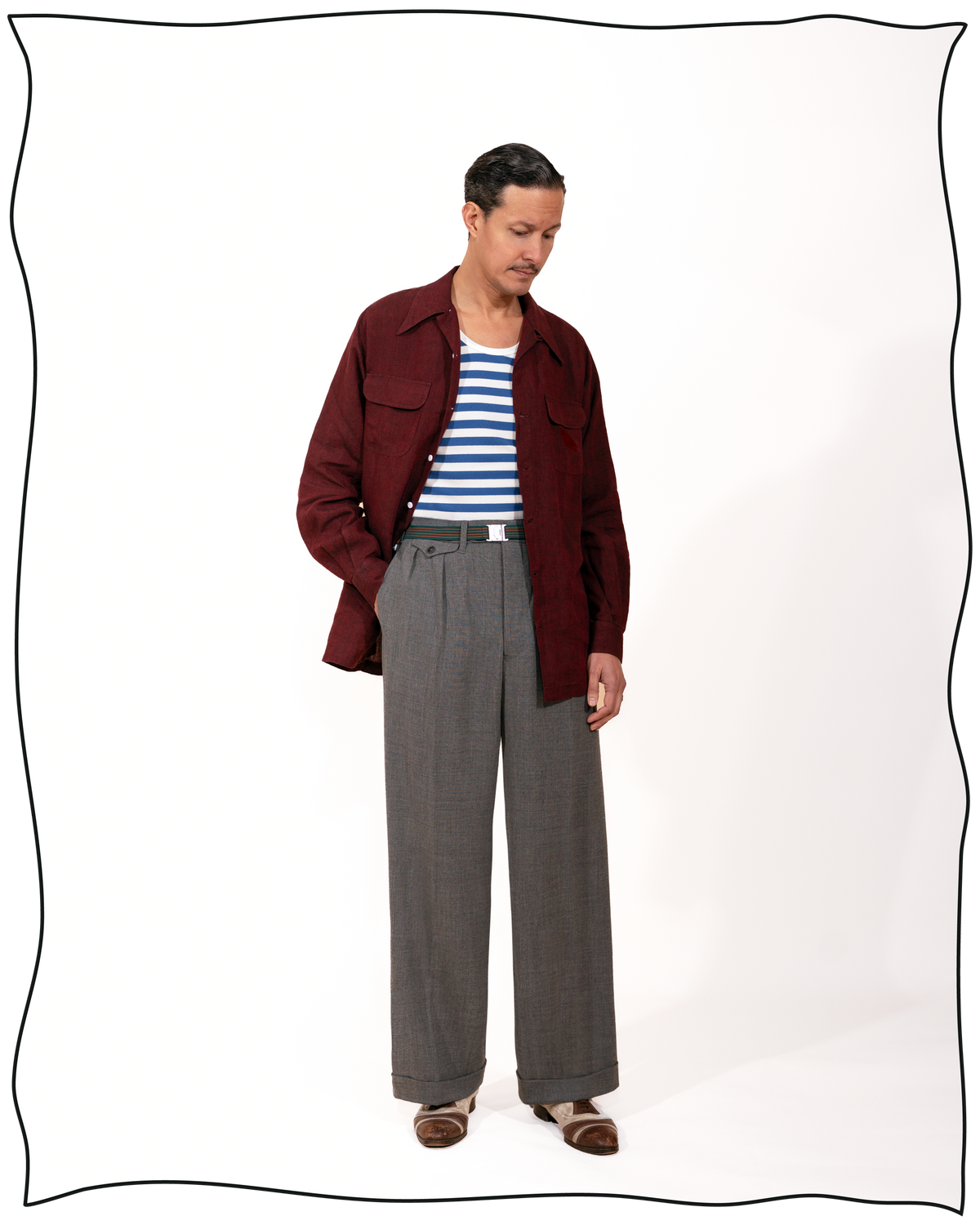 Ocean Striped Tank Top