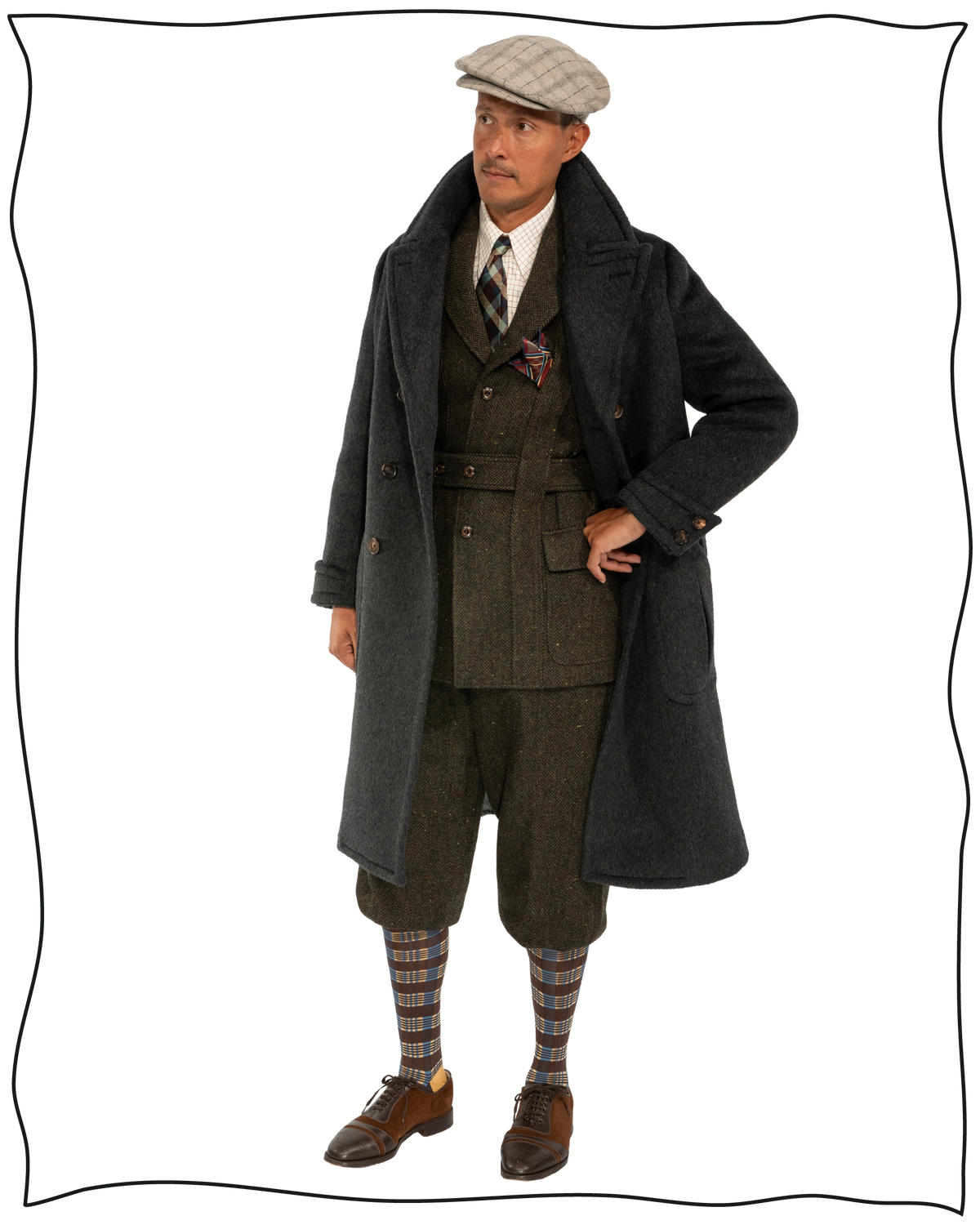 Charcoal Ulster Overcoat