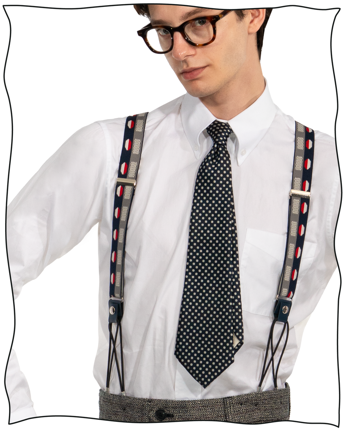 Cream Oxford Button Down Shirt